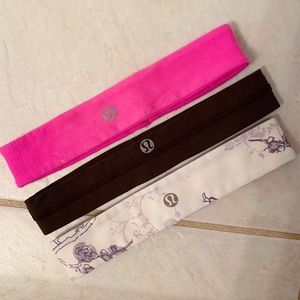 3 lululemon headbands